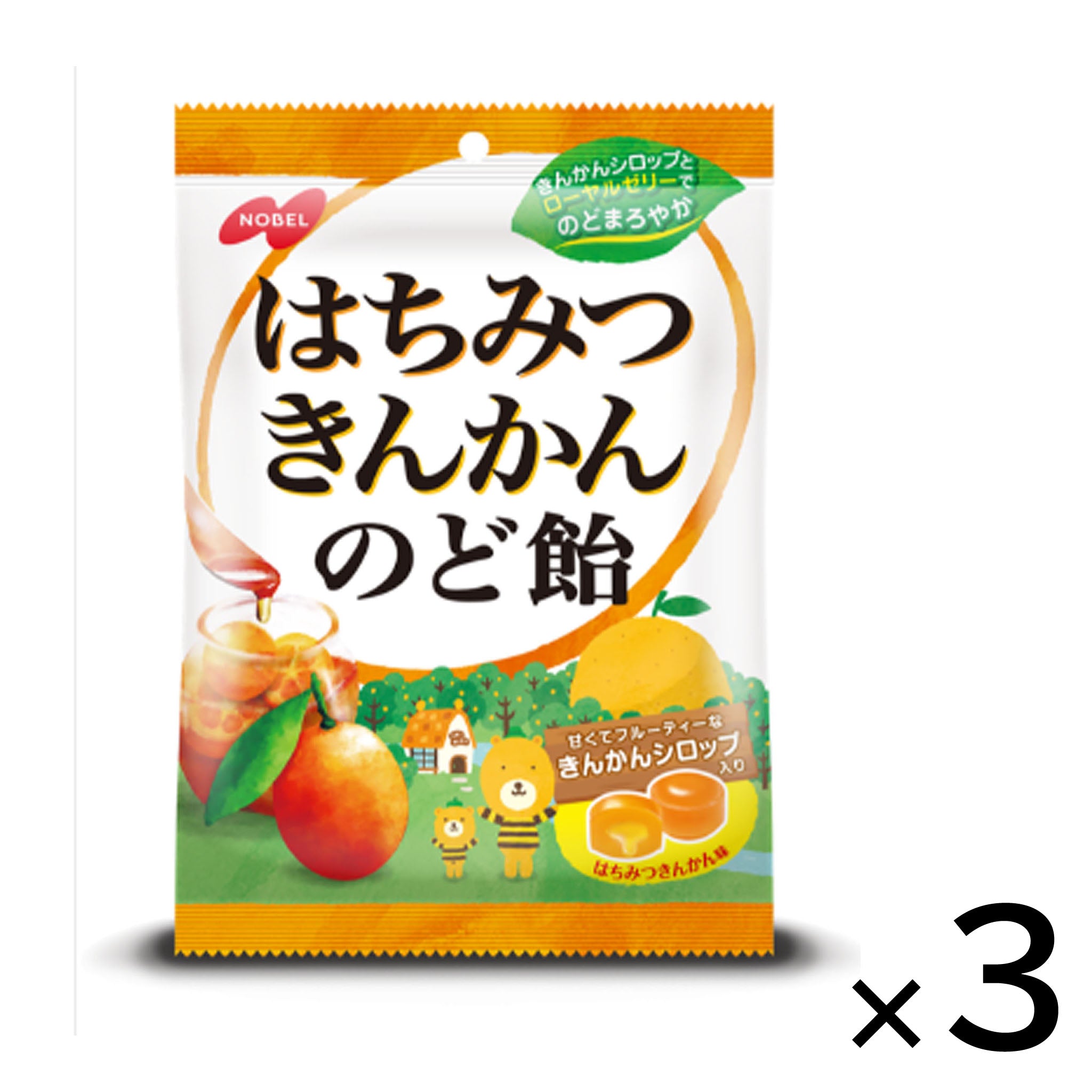 Nobel Herbal Candy – Honey & Kumquat Flavor【3 Set】